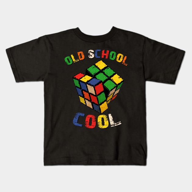 Old school cool for dark Kids T-Shirt by Simmerika